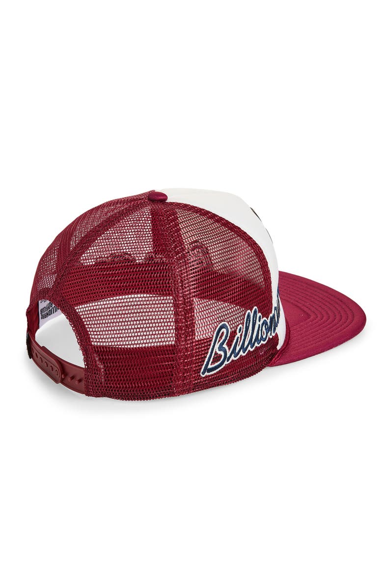Billionaire Boys Club BB Space Trucker Hat, Alternate, color, Rhododendron