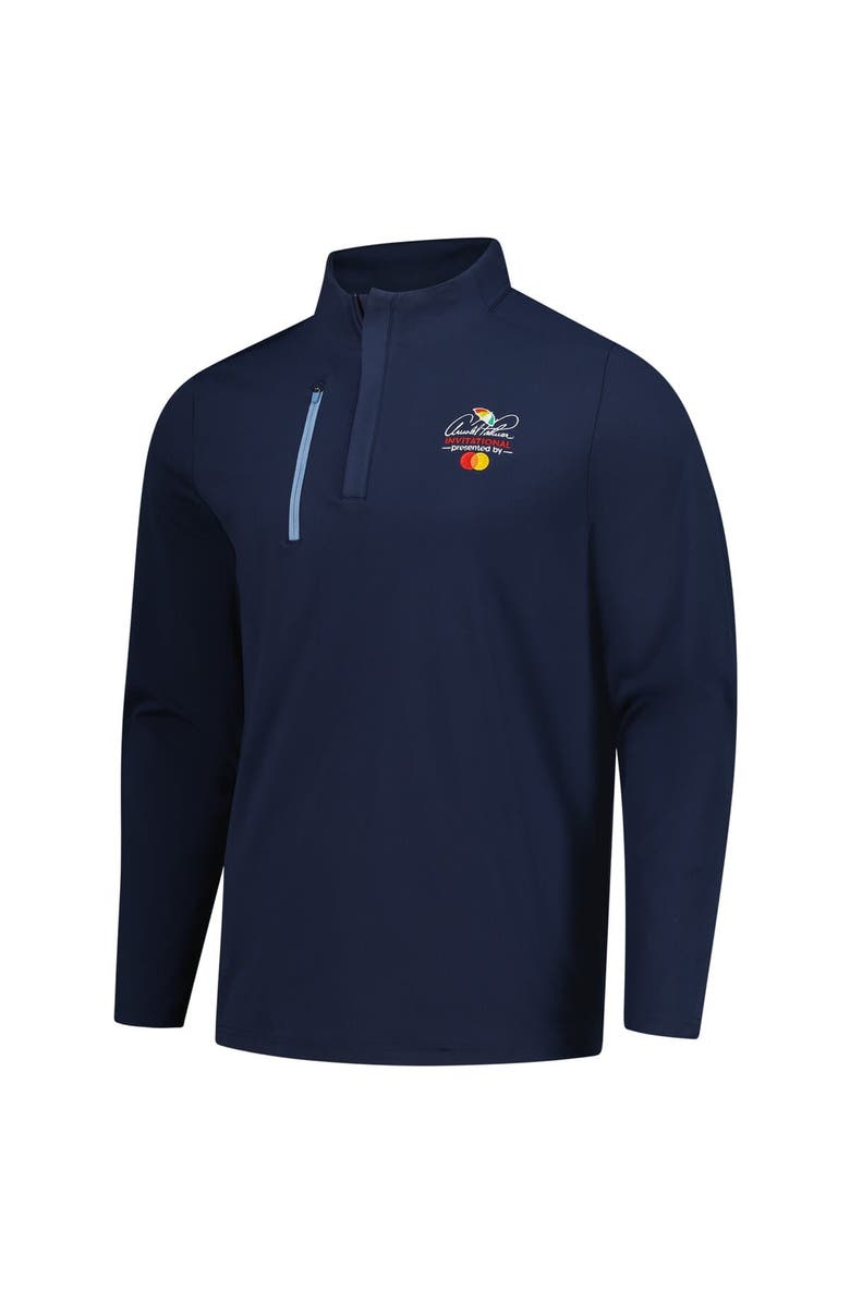 PUMA Men's Puma Navy Arnold Palmer Invitational Cloudspun Tech Quarter-Zip Pullover, Alternate, color, Navy