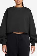 Jordan Oversize Fleece Crop Sweatshirt