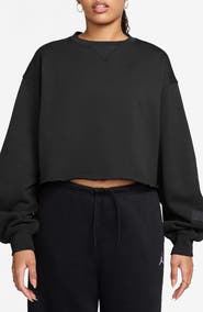 Jordan Oversize Fleece Crop Sweatshirt