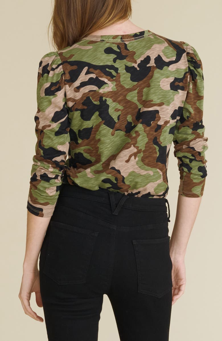 Veronica Beard Porter Puff Sleeve T-Shirt, Alternate, color,