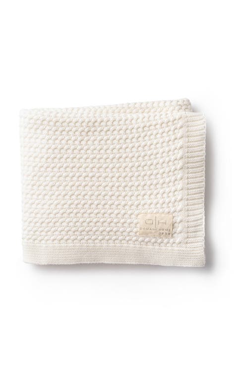 Herringbone Knit Baby Blanket