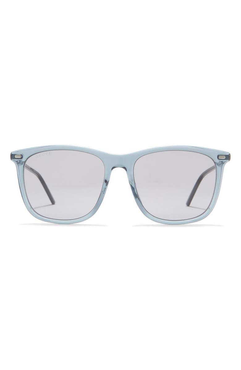 Gucci 56mm Square Sunglasses, Main, color,