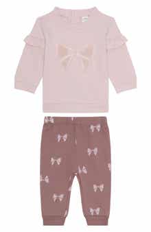 PL Baby by Petit Lem Ruffle Sweatshirt & Joggers Set