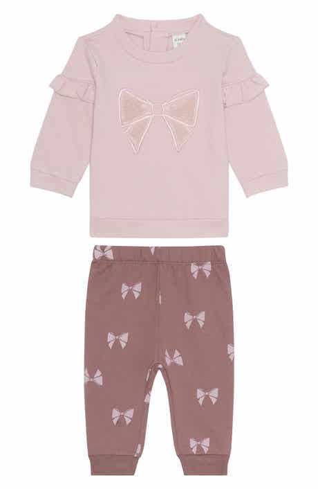 PL Baby by Petit Lem Ruffle Sweatshirt & Joggers Set