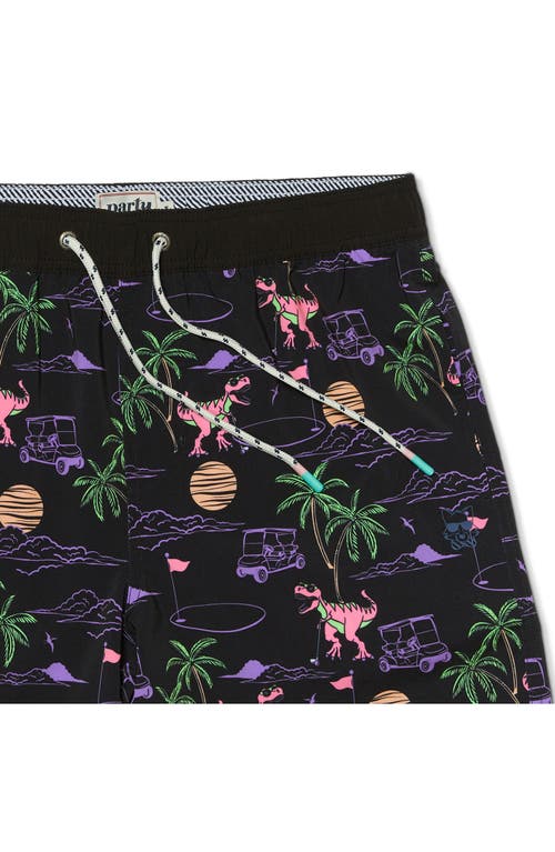 Party Pants Big Putt Swim Trunks In Black