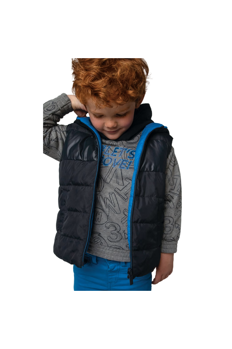 Padded Gilet, Alternate, color, Blue