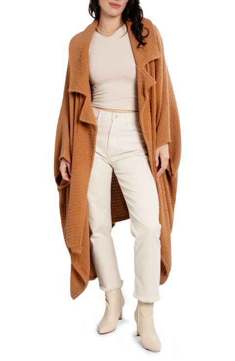Waffle Drape Jacket