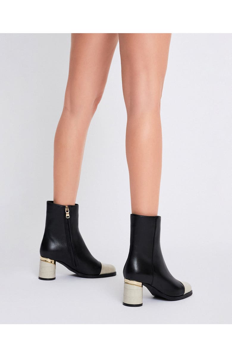 THEO The Label Phoebe Contrast Bootie, Alternate, color,