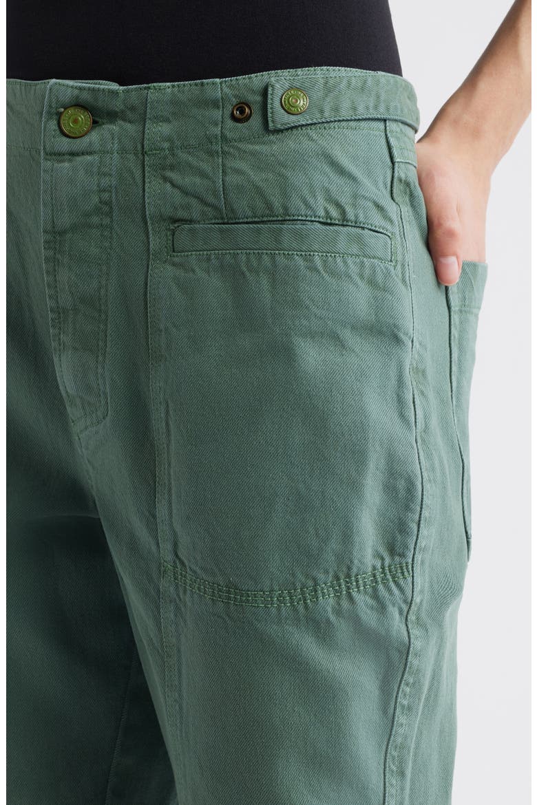 High Waist Bootcut Jeans, Alternate, color, FOREST RUN