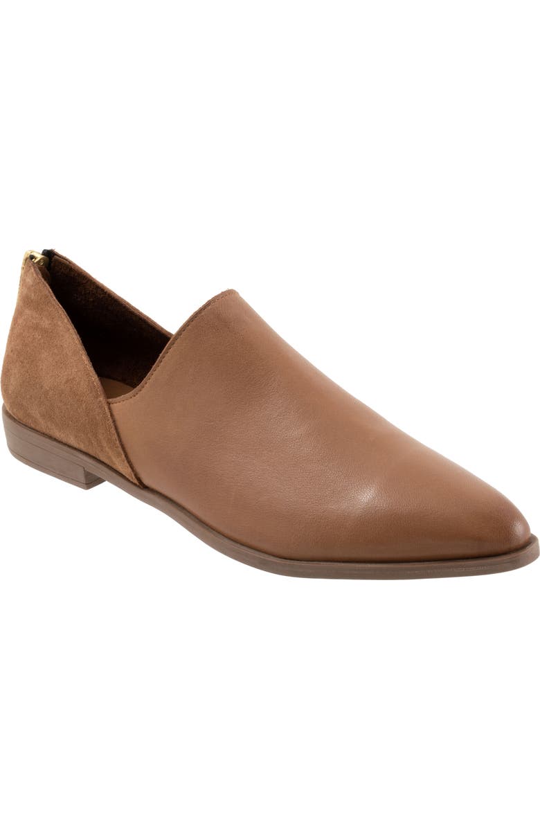 Bueno Beau Pointed Toe Loafer, Main, color, Walnut