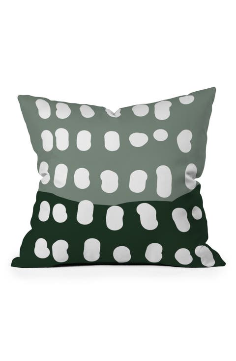 Aleeya Jones Abstract Landscape Throw Pillow