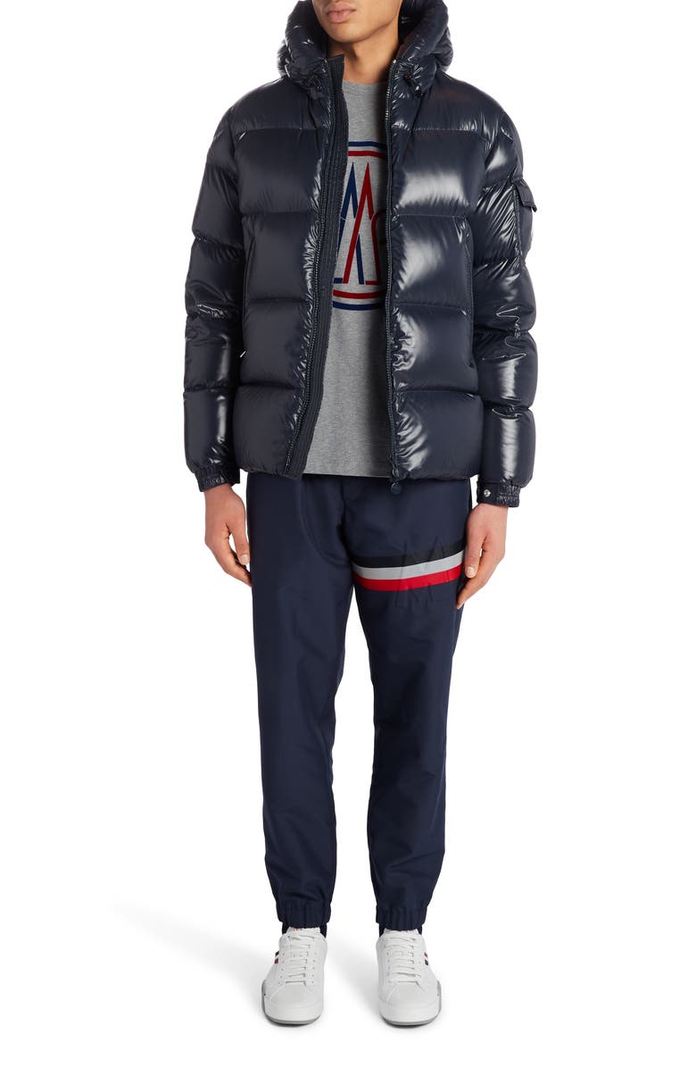 Moncler Ecrins Hooded Down Puffer Jacket, Alternate, color, 
