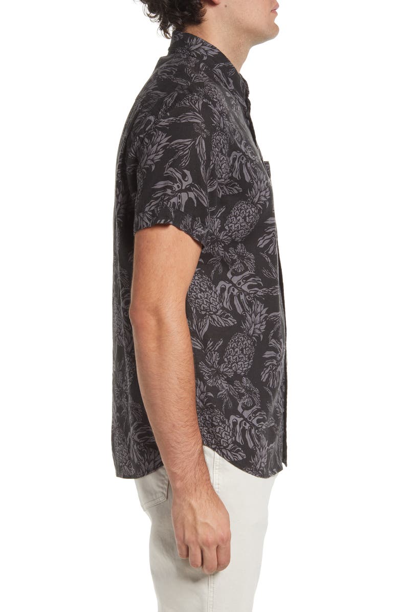 Rails Carson Pineapple Short Sleeve Button-Up Shirt, Alternate, color,