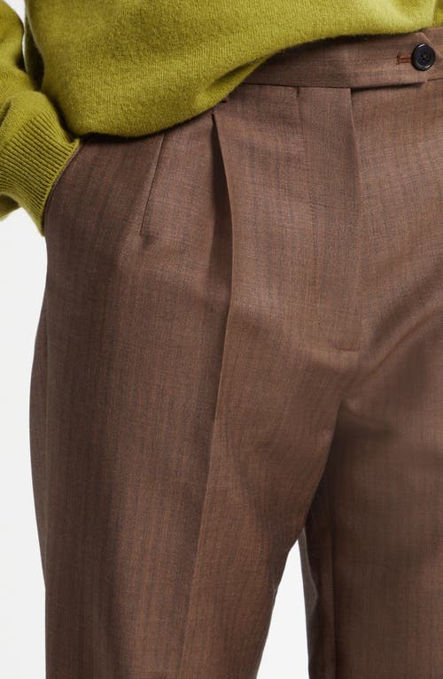 THE ROW THE ROW NORBERT MOHAIR & WOOL PLEAT FRONT PANTS 