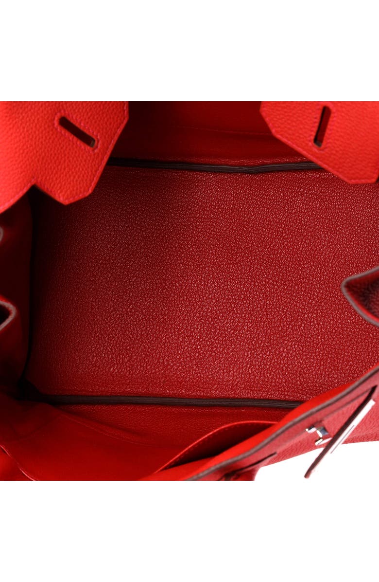 Pre-Owned Hermes Birkin Handbag Red Togo with Palladium Hardware 30, Alternate, color, Geranium