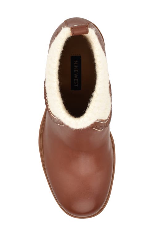 Nine West Popit Bootie In Dark Natural
