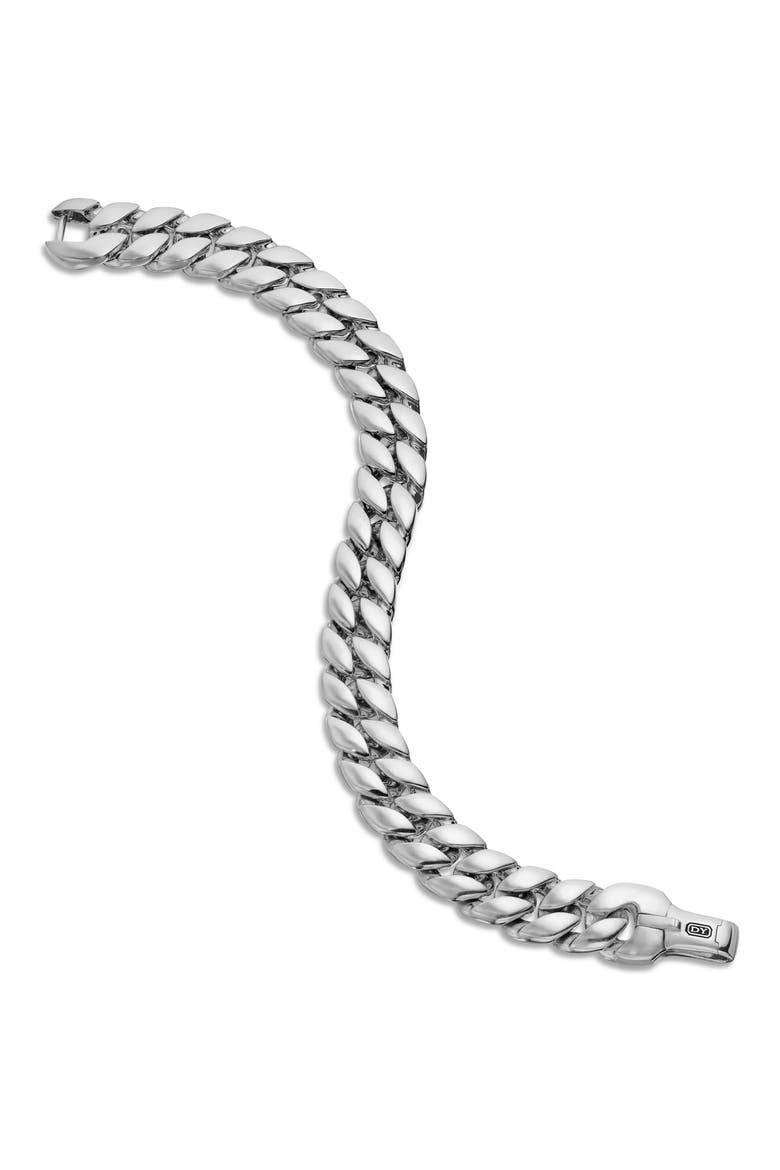 Curb Chain Bracelet, 11.5mm, Alternate, color, SILVER