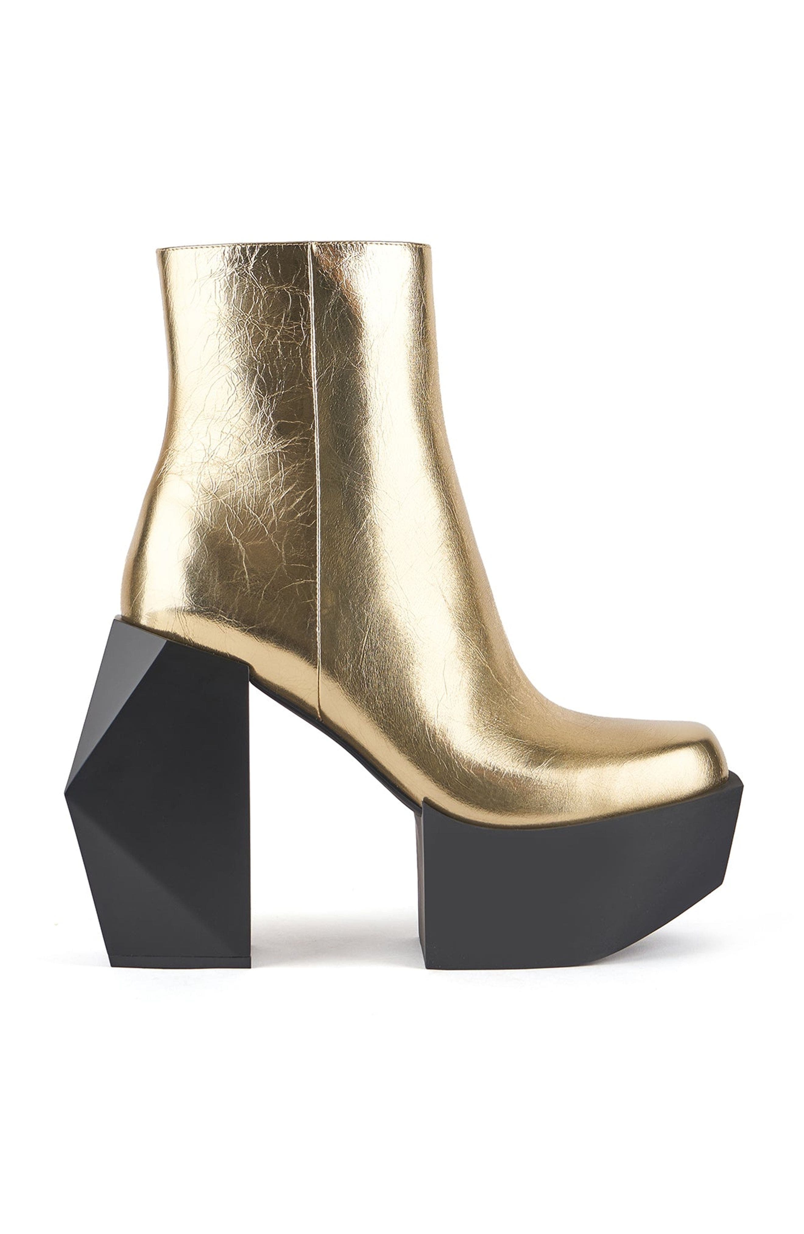 Stage Boot Mens, Main, color, Gold