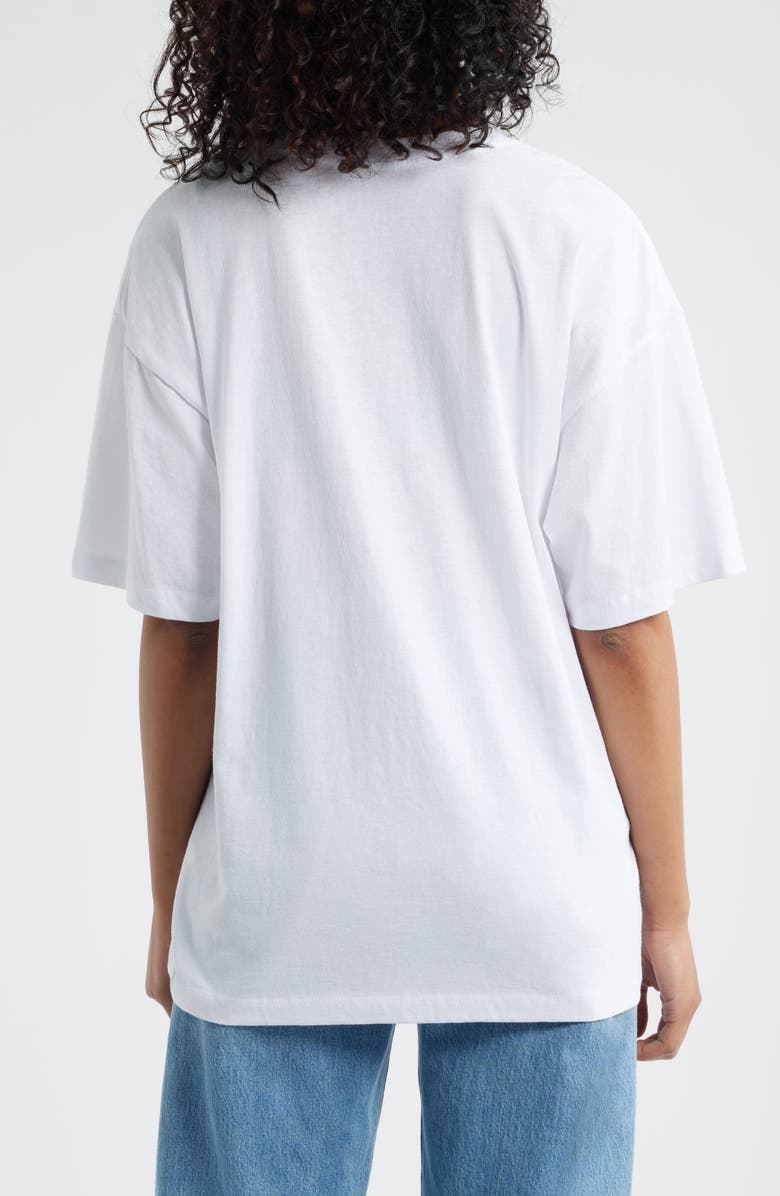 GOLDEN HOUR New York Apple Cotton Graphic T-Shirt, Alternate, color, Bright White