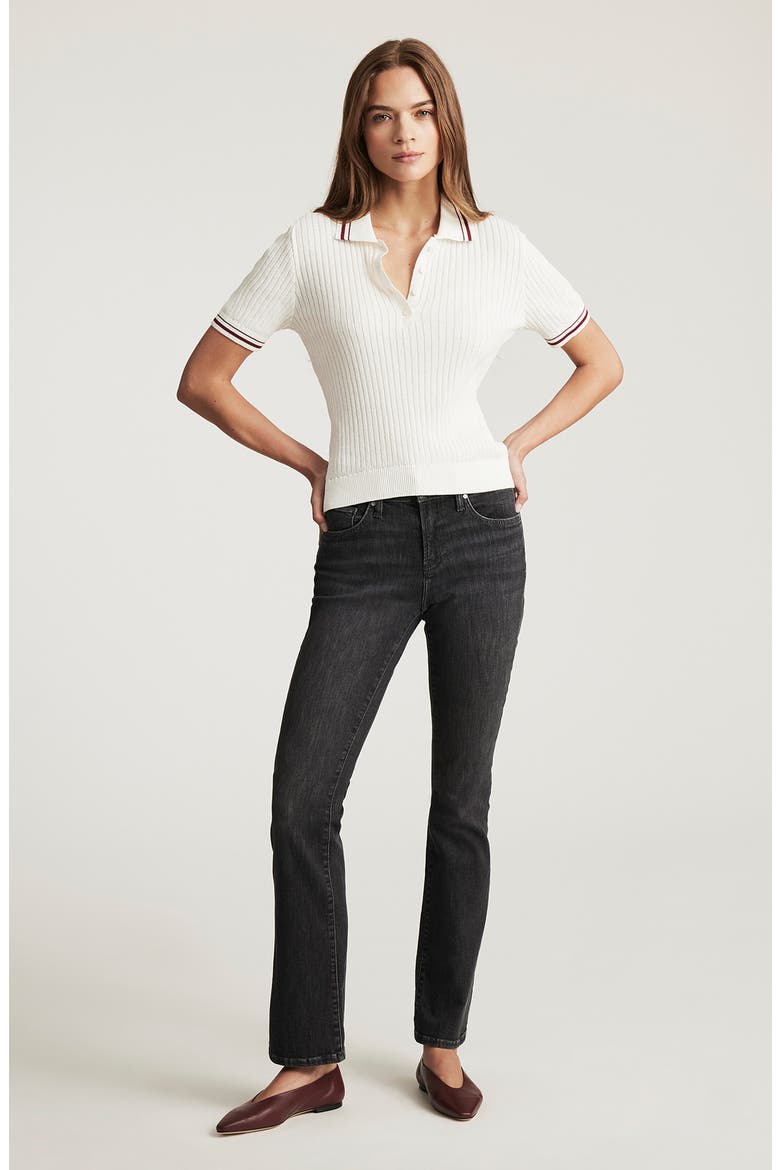 Molly Mid Rise Bootcut Jeans, Alternate, color, SMOKE FLEX BLUE