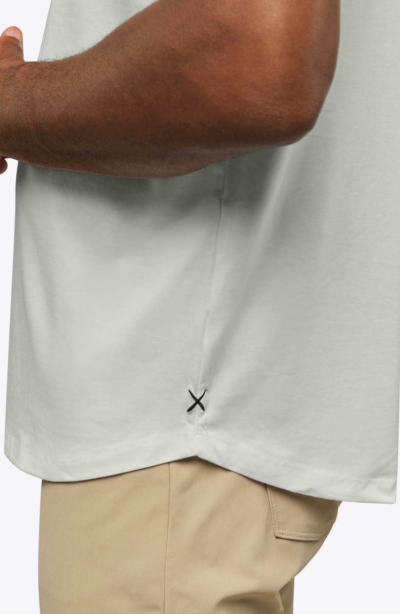 Cuts Trim Fit Cotton Blend Polo, Alternate, color, Mourning Dove