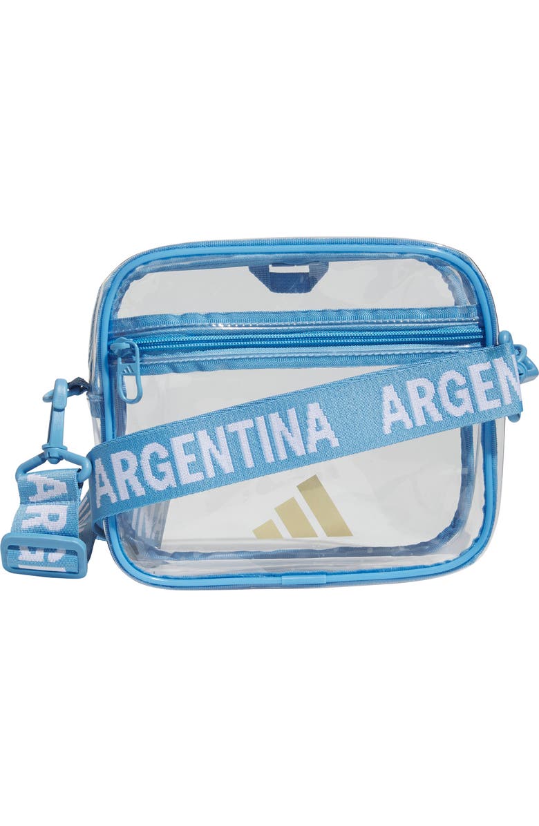 adidas Originals Argentina Clear Crossbody Bag, Main, color,