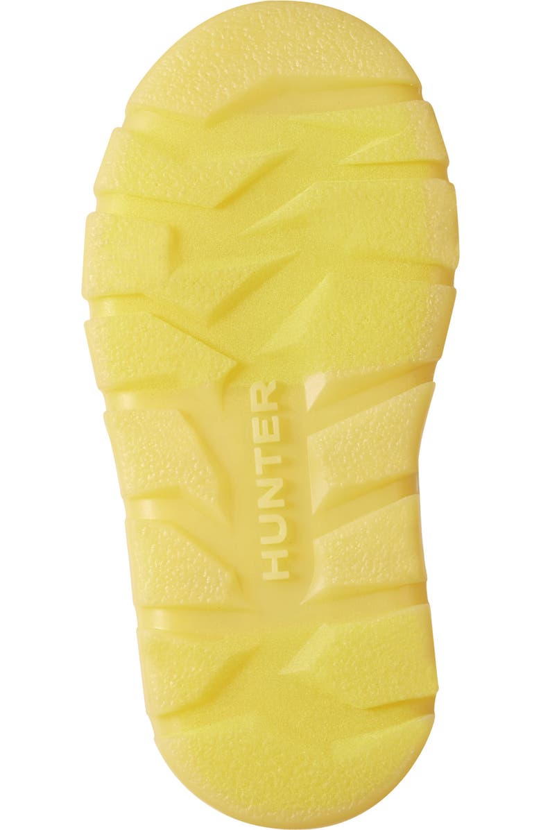 Hunter Kids' Cuddle Lug Sole Insulated Waterproof Snow Boot, Alternate, color, Yellow