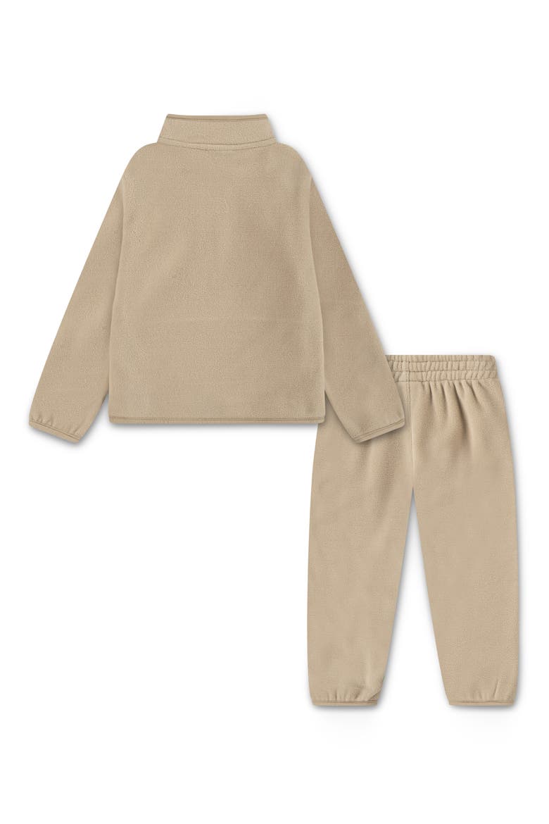 Kids' Lifestyle Essential Half Zip Sweatshirt & Joggers Set, Alternate, color, HEMP