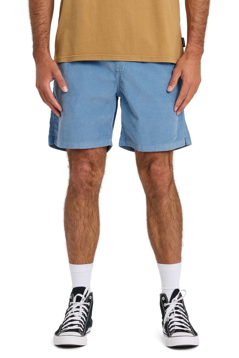 Taxer Corduroy Shorts, Main, color, RIVIERA