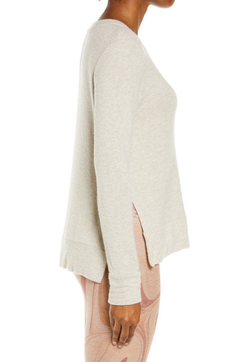 Side Slit Pullover, Alternate, color, OATMEAL