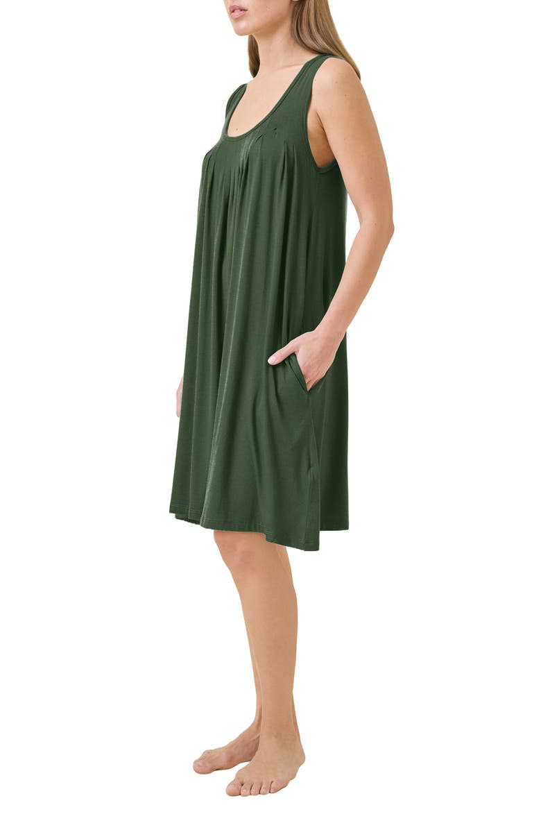 Papinelle Kate Soft Pleat Nightgown, Alternate, color, 