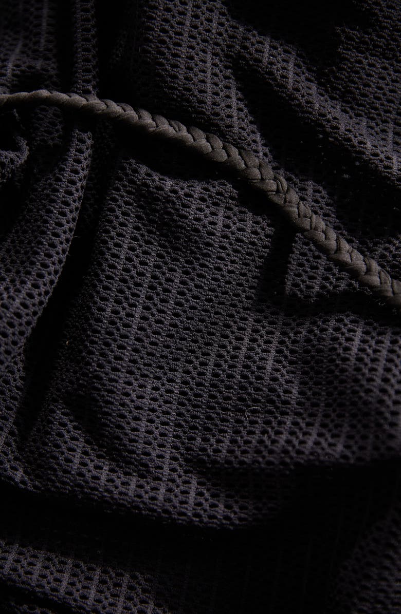 Cache Coeur Milos maternity beachwear caftan, Alternate, color, Black