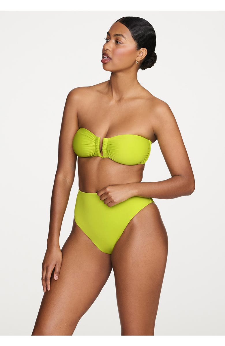 CUUP The Bandeau Swim, Alternate, color, Lime