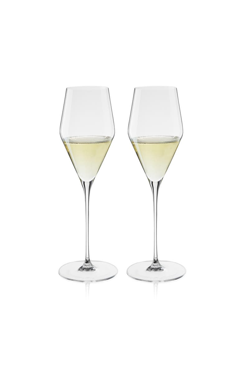 Definition Champagne Flute Glass Set of 2, Main, color, Clear