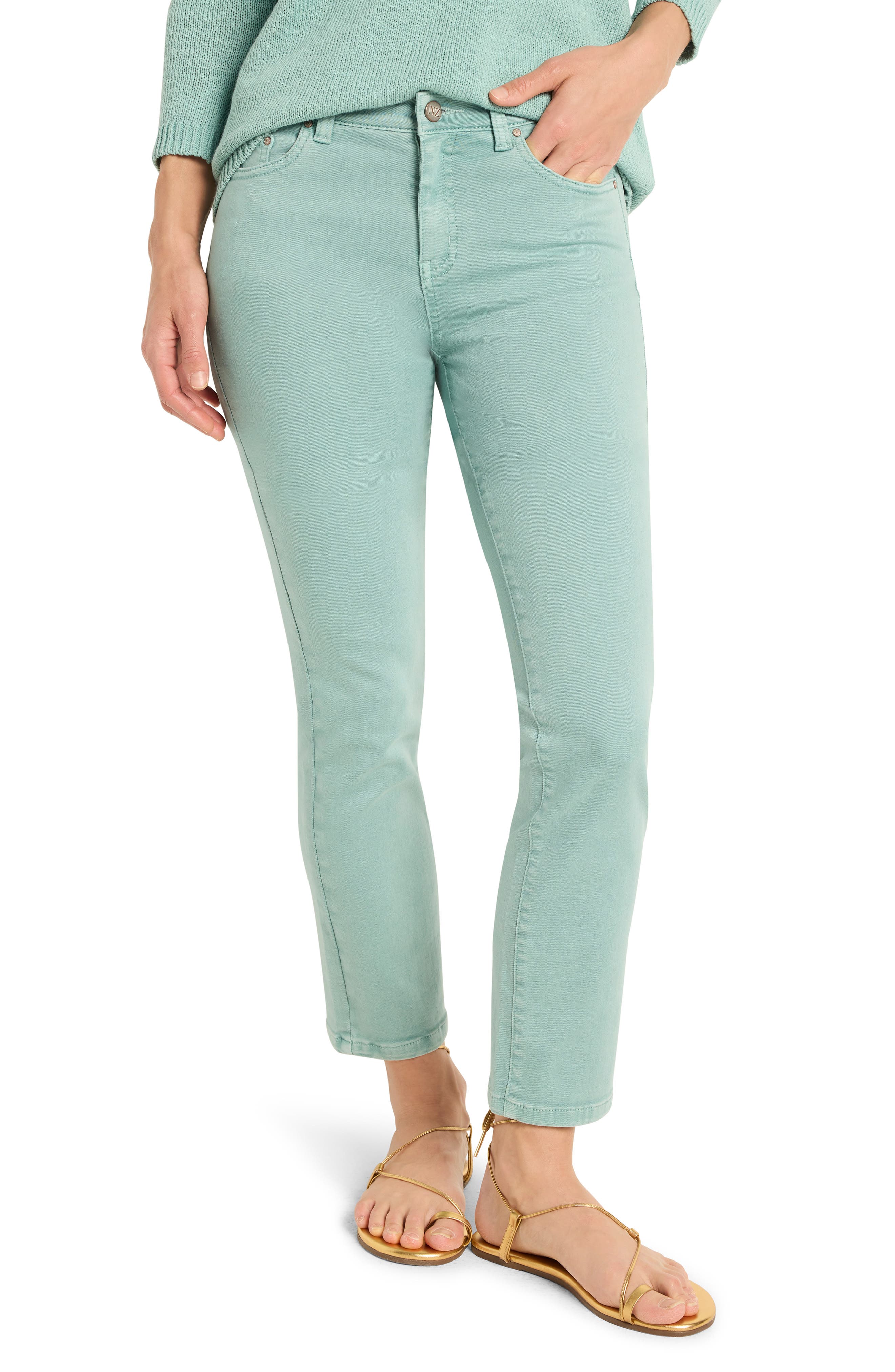 Ankle Straight Leg Jeans