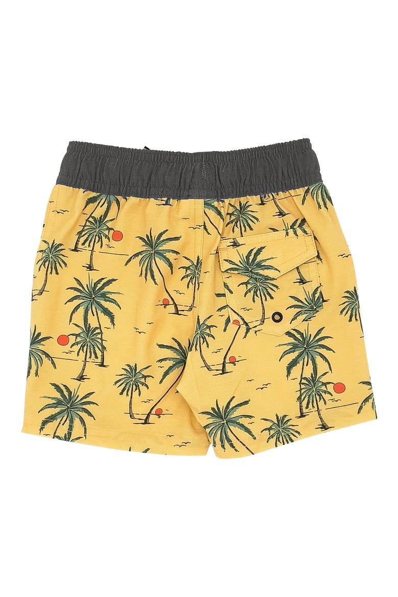Sun Tropics Board Shorts, Alternate, color, BUFF YELLOW