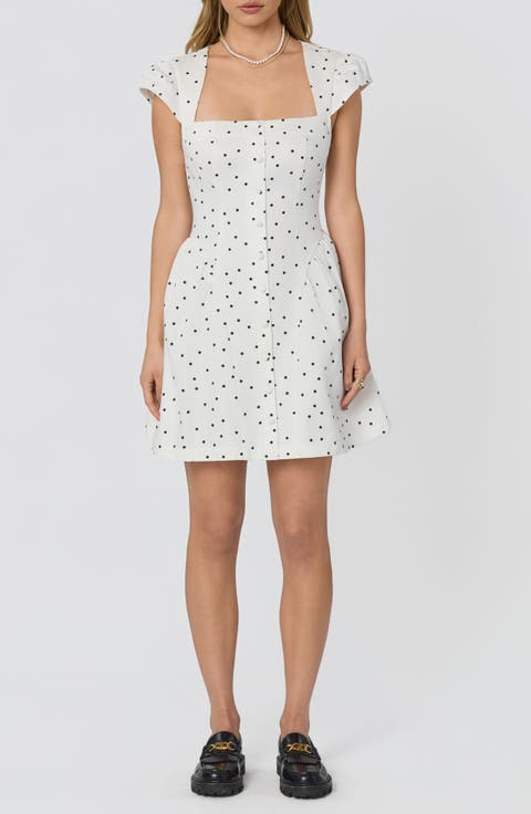 Averi Polka Dot Minidress