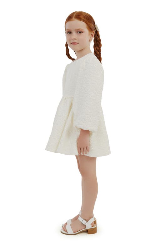 BARDOT JUNIOR BARDOT JUNIOR KIDS' MIRAE LONG SLEEVE SEQUIN DRESS 