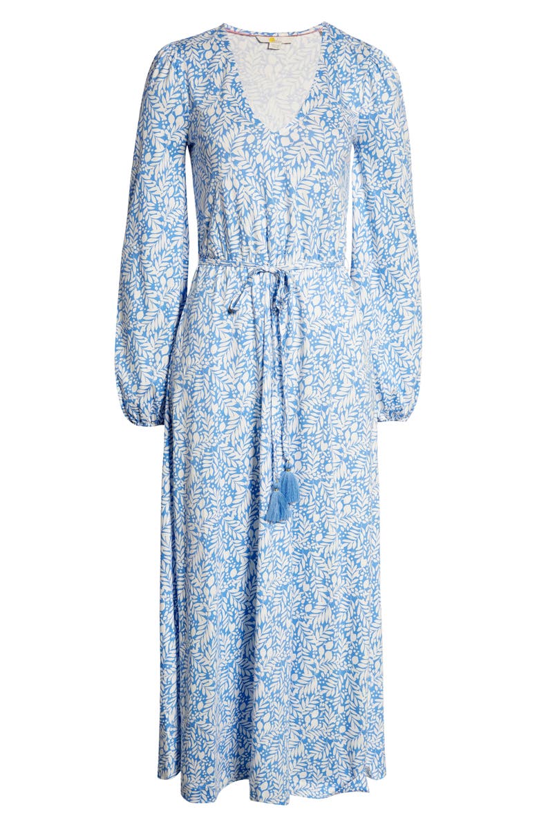 Boden Belted Long Sleeve Jersey Dress, Alternate, color, 