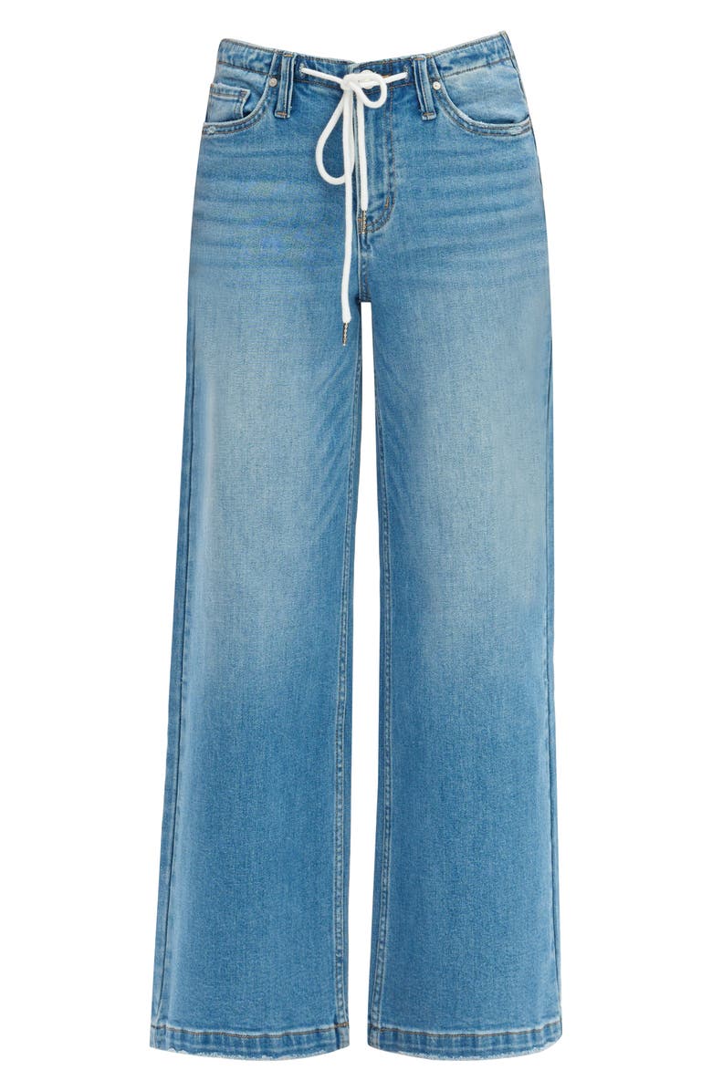 Bayeas Zephyrine Drawstring Wide Leg Jeans, Alternate, color, Light Blue