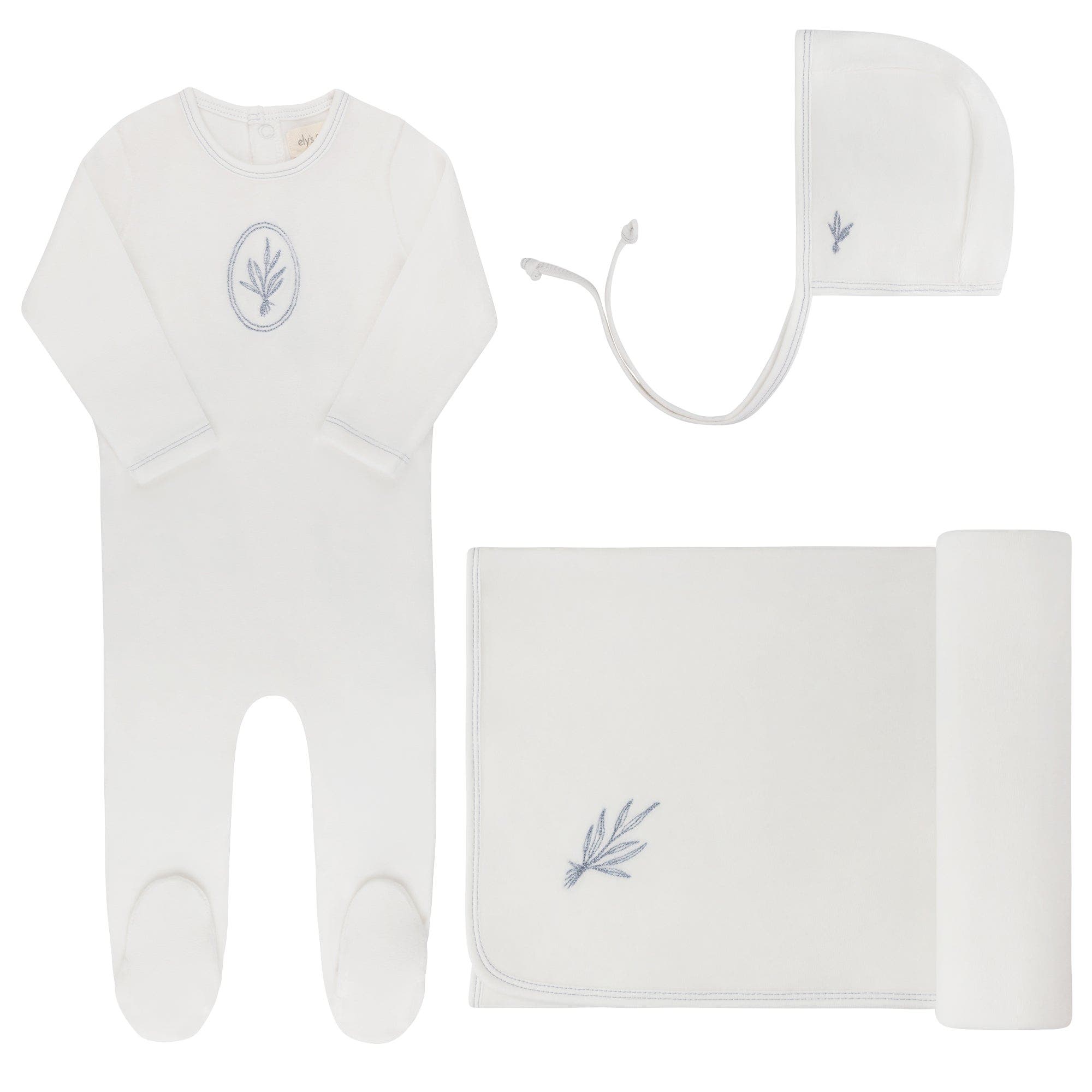 Ivory/Blue