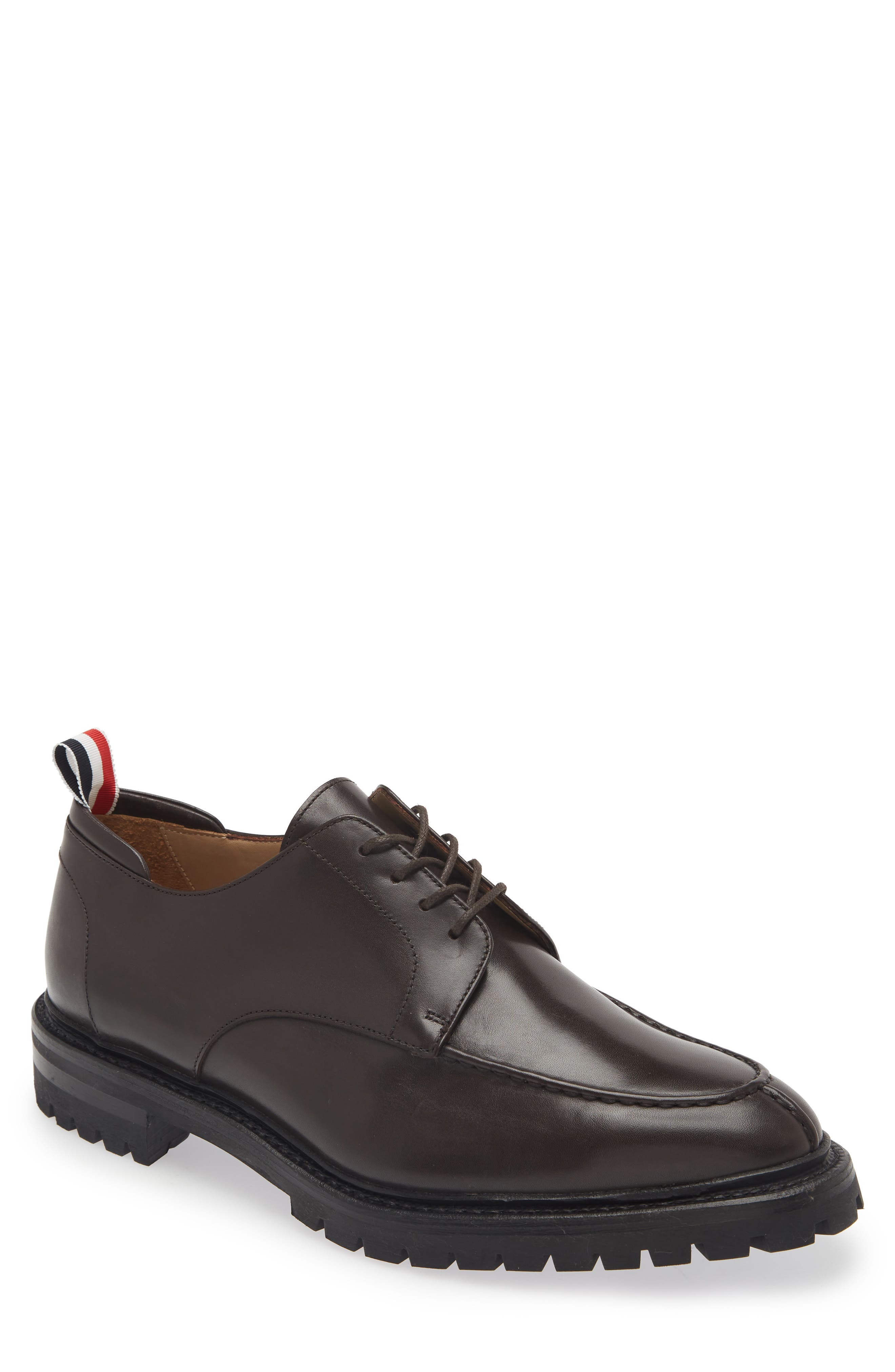 Thom Browne Apron Toe Derby, Main, color, Brown