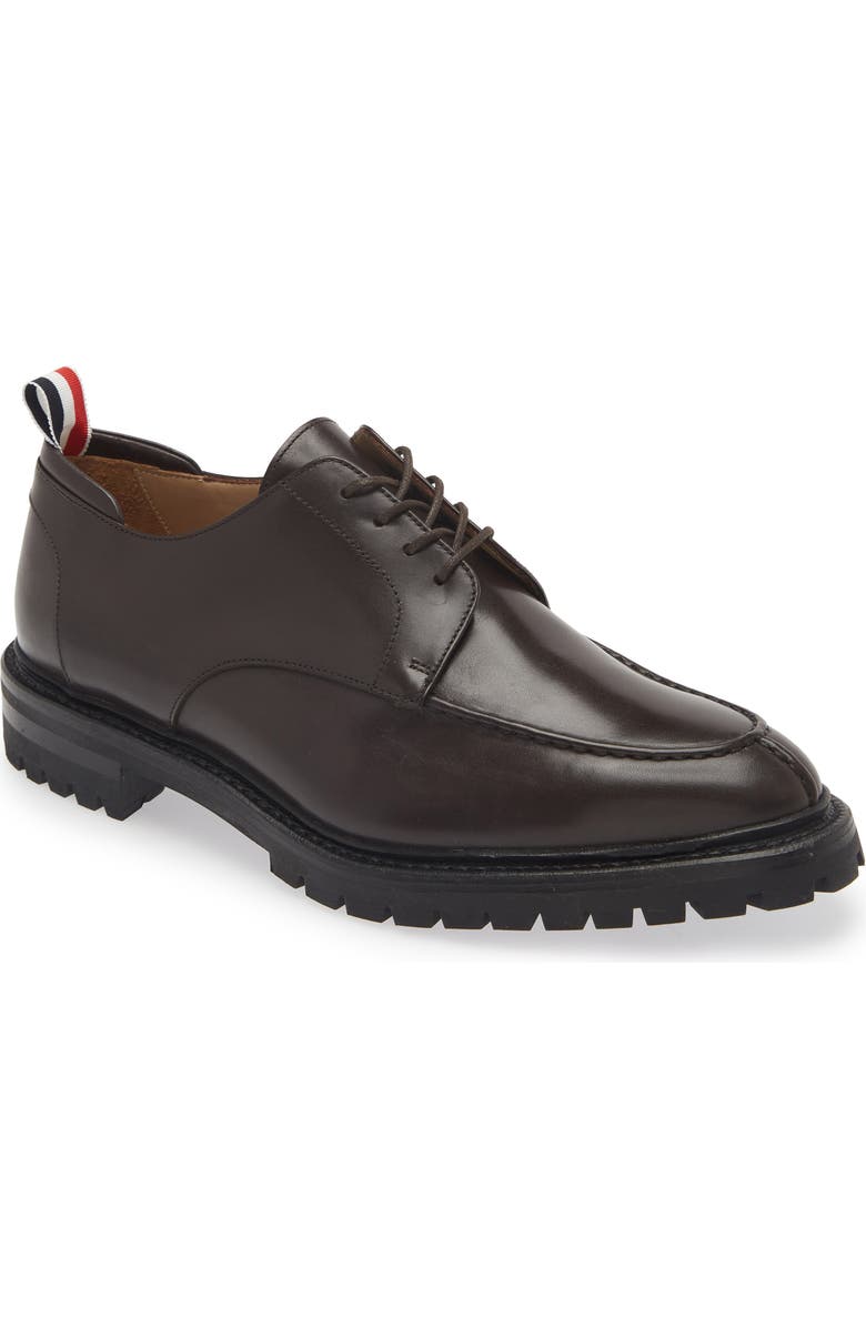 Thom Browne Apron Toe Derby, Main, color, Brown