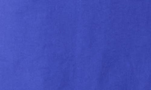 Eileen Fisher Light Cotton Nylon Classic Collar Coat In Blue