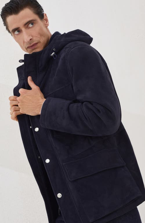 Brunello Cucinelli Shearling Parka In Black