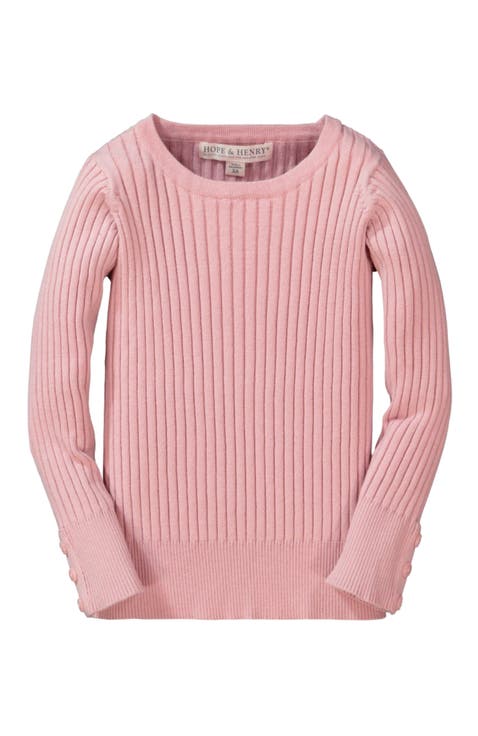 Baby Girls' Rib Knit Sweater Top, Infant
