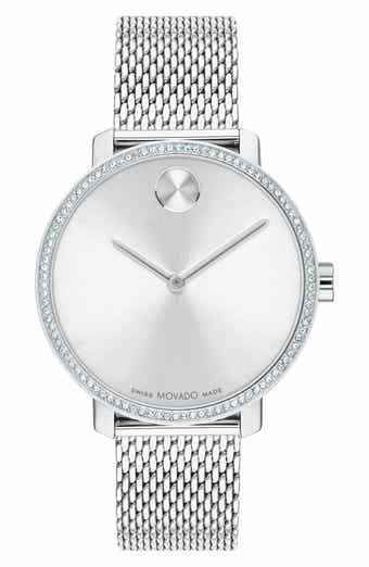 Movado Bold Shimmer Mesh Strap Watch, 34mm