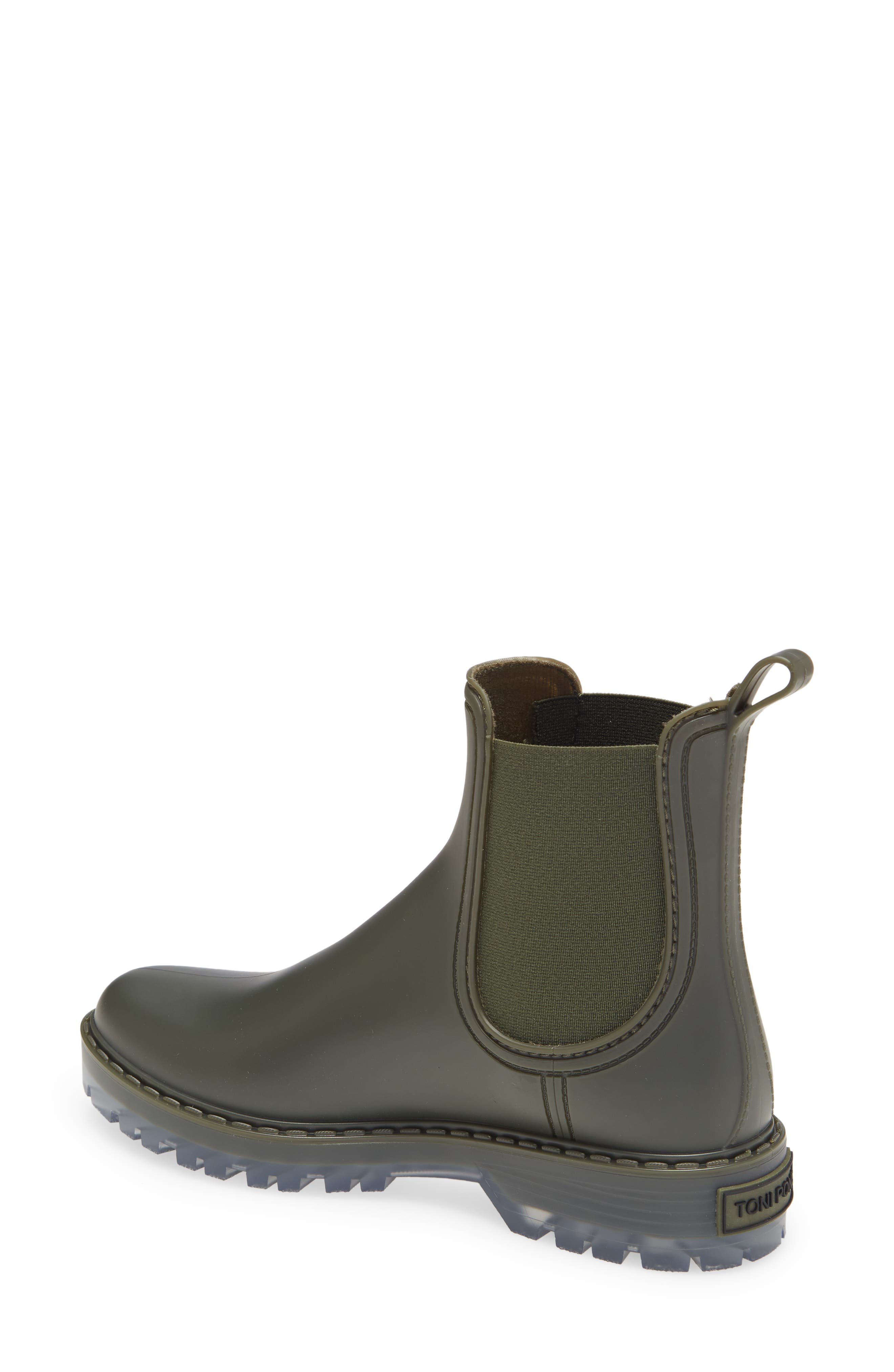 Toni Pons Coney Waterproof Chelsea Rain Boot, Alternate, color, Kakhi