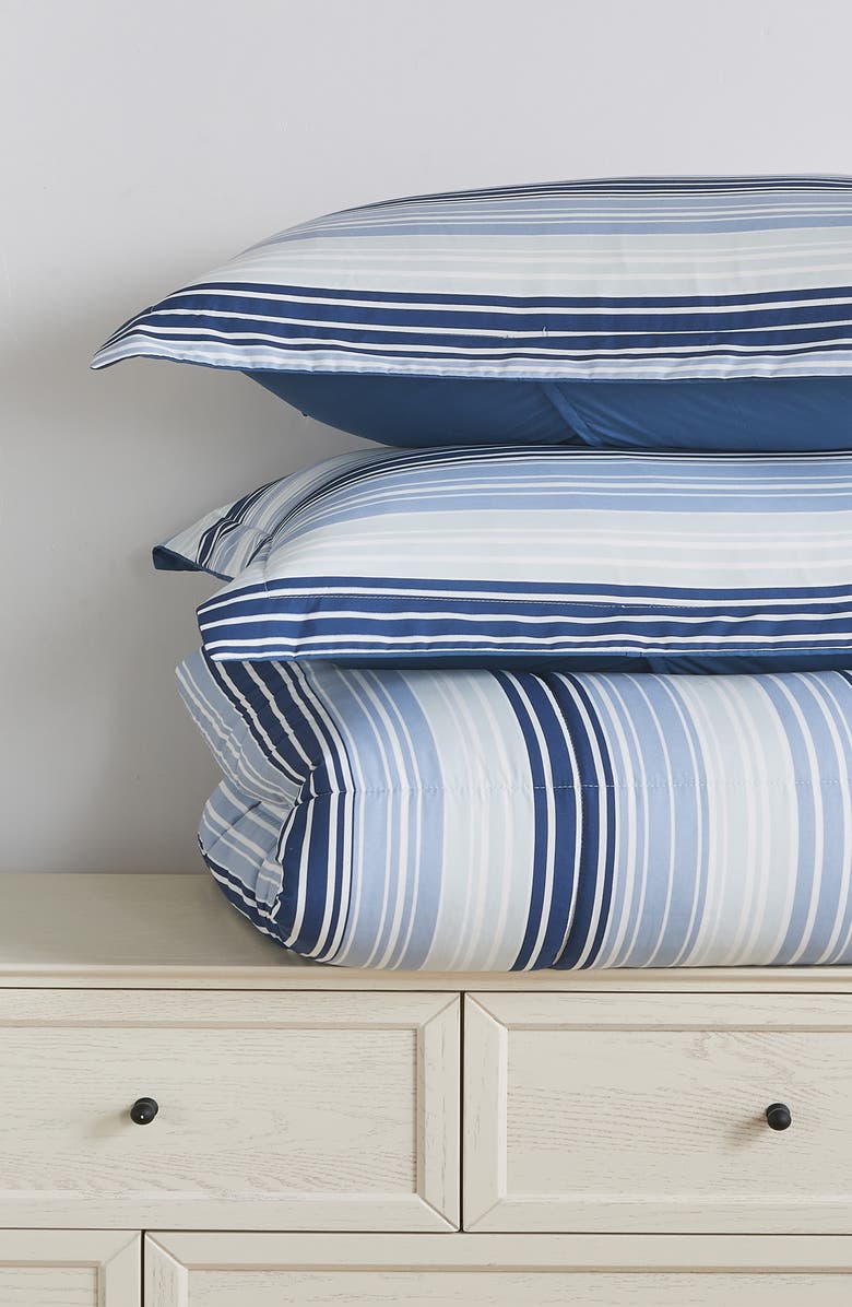 Woven & Weft Reversible Print Comforter Set, Alternate, color,